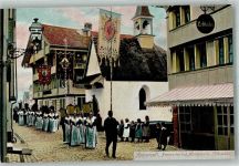 9050 Appenzell Foto AK Prozession Abtskapelle