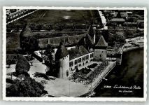1180 Rolle Foto AK Fliegeraufnahme Schloss