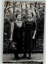 8580 Amriswil Foto AK Frauen Erinnerung an Emma Back Marie Reiters 1924 Ort handschriftlich