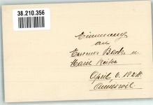 8580 Amriswil Foto AK Frauen Erinnerung an Emma Back Marie Reiters 1924 Ort handschriftlich