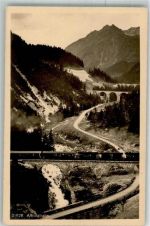 Albula Foto AK Eisenbahn Albulabahn