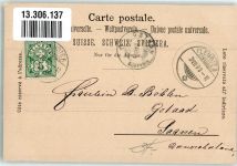 2114 Fleurier 1899 Foto AK Hotel Pension