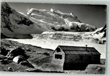 Cabane de Panossière Foto AK Hüttenstempel