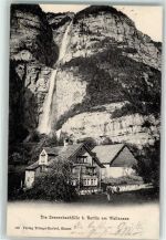 8880 Walenstadt 1906 - Seerenbachfälle bei Bettlis