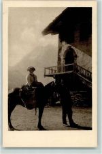 4900 Langenthal 1916 - Walliser Bauern Ort lt. Stempel