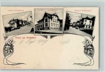 9038 Rehetobel 1907 - Jugendstil - Straßenpartien, Schule AK