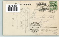 9038 Rehetobel 1907 - Jugendstil - Straßenpartien, Schule AK