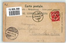 Rigibahn 1902 Mondschein Dossenbachfall