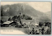 1660 Château-d´Oex Gebrauchsspuren Kirche