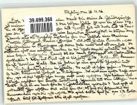 Künstlerkarte Wappen Mann mit Schiffsanker sign. K.J.