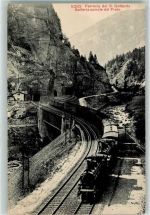 1909 - Gotthardbahn Galleria Spirale del Proato