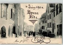 2350 Saignelégier 1904 - Corcelle Ort lt. Stempel