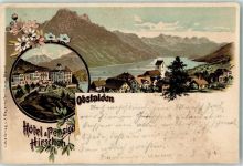 8758 Obstalden 1901 - Hotel Pension Hirschen