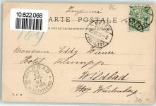 4103 Bottmingen 1901 Künstlerkarte Wasserschloss