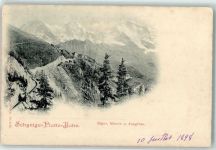 Schynige Platte 1898 - Bahn Eiger Mönch Jungfrau