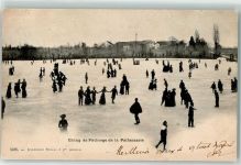 1222 Vésenaz St-Maurice 1902 - Etang de Patinage de la Pallantrie Eislauf