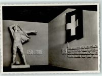 8000 Zürich - Schweizerische Landesaustellung Wehrwille Plastik von Hans Brandenberger