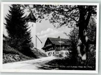 Flims Foto AK Kirche Gasthaus Kurhaus Fidaz