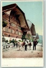 3762 Erlenbach im Simmental - Rue de village bernois Rindvieh Ort handschriftlich