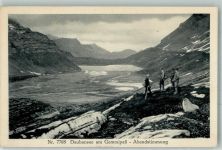 3718 Kandersteg 1955 Foto AK Daubensee Gemmipass