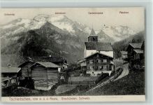 7064 Tschiertschen - 1908 Ochsenalp Weisshorn Carmenapass Platahorn
