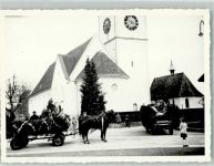 9545 Wängi 1947 Foto AK Kirche Ort handschriftlich