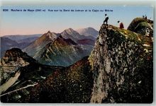Rochers de Naye - Vue sur la Dent de Jaman et la Ceape au Moine