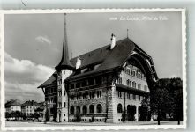 2400 Le Locle Foto AK Rathaus