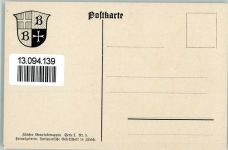 1930 - Zürcher Gemeindewappen Serie I Nr. 3, sehr gute Erhaltung AK