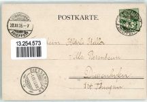 8590 Romanshorn 1905 Gebrauchsspuren Töchter Institut