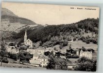 3984 Fiesch 1917 Gebrauchsspuren Furkastrasse Kirche