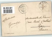 3984 Fiesch 1917 Gebrauchsspuren Furkastrasse Kirche