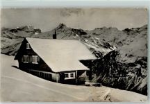 6464 Spiringen - Naturfreundehütte Riedlig Winter