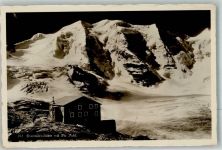 Diavolezza 1934 Foto AK Hüttenstempel Diavolezzahütte