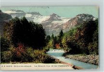 1865 Les Diablerets Ormont-Dessus - La Grande Eau et les Diablerets