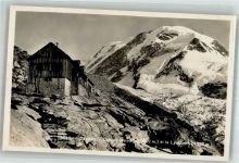Monte Rosa Hütte Foto AK Zermatt Lyskamm Cabane Betemps