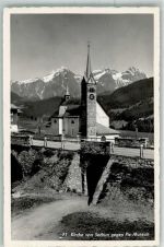 7188 Sedrun Foto AK Kirche