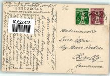 1223 Cologny 1918 - Bien du Soldat Bureau Central pour la Suisse Romande