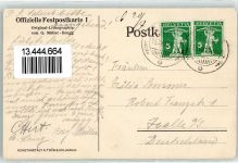 5200 Brugg AG 1913 Gebrauchsspuren Aarg. Kantonal-Turnfest