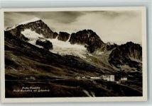 Furka - Furka Passhöhe Hotel Furkablick mit Galenstock