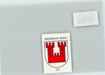 3762 Erlenbach im Simmental - Vignette Wappen Kaffee Hag ca 1920-1940 Erlenbach Bern