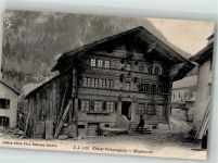 1669 Montbovon Foto AK Chalet Fribourgeois