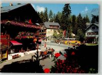 Flims Foto AK Postplatz Omnibus Waldhaus