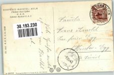 8342 Wernetshausen 1940 Foto AK Vogelschau Zürichsee Gasthaus Bachtel-Kulm