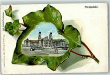 8840 Einsiedeln 1911 Lithographie / Prägedruck Efeu Passepartout
