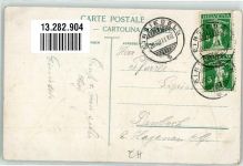 8840 Einsiedeln 1911 Lithographie / Prägedruck Efeu Passepartout