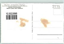 2532 Magglingen Macolin Gebrauchsspuren Eidg. Turn und Sportschule Statue Lärchenplatz