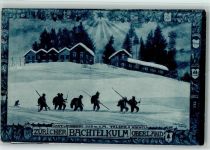 8340 Hinwil - Gasthaus Bachtelkulm sign. Otto Lasius Wappen