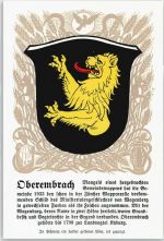 8425 Oberembrach - Serie Züricher Gemeindewappen No. 166 AKU2