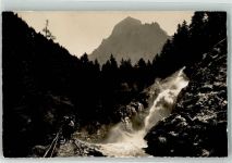 3775 Lenk im Simmental Foto AK Simmenfall Ammertenhorn Foto Gyger